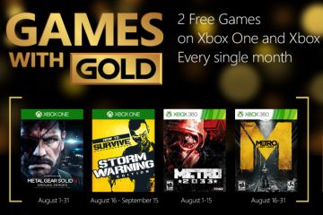 Ağustos ayının Xbox Live Gold oyunları belli oldu