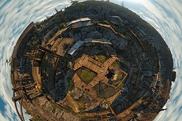 The Witcher 3 ün 4k panoramik görüntüleri muhteşem duruyor