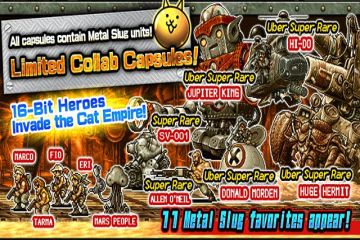 Metal Slug ve The Battle Cats kısa süreliğine birleşiyor.