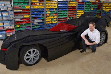 Yarım milyon Lego ile yapılan, 1.5 tonluk Batmobile!