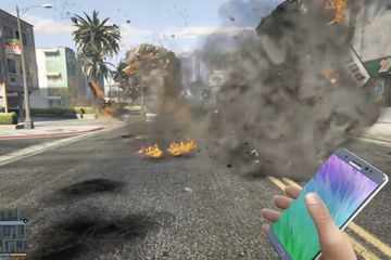 GTA V’e patlayan Samsung Galaxy Note 7 modu!