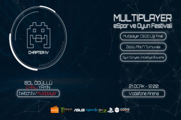 Multiplayer E-spor ve Oyun Festivali Chapter 4 Vodafone Arena’da!