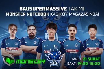 BAUSuperMassive oyuncuları Monster mağazasında hayranlarıyla buluşuyor!