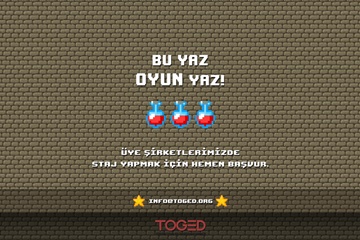 TOGED oyun sektöründe staj yapmak isteyen öğrencileri arıyor!