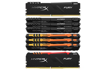 HyperX’ten yeni tasarıma sahip FURY DDR4 ve FURY DDR4 RGB bellekler