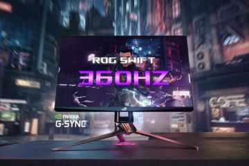 ASUS, ROG Swift 360Hz’i duyurdu