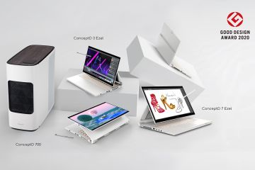 Acer’ın ConceptD serisine Good Design Ödülü