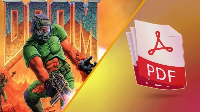 Efsane oyun DOOM artık PDF dosyası olarak çalışabiliyor!